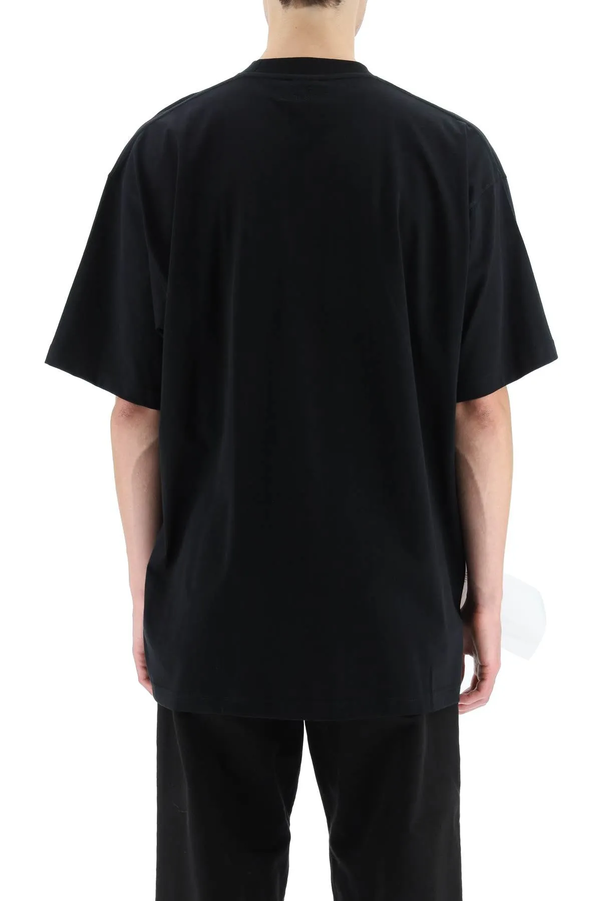 Vetements Logo Embroidered Crewneck T-Shirt