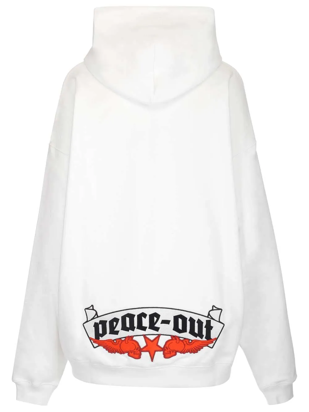 Vetements Logo Patch Drawstring Hoodie