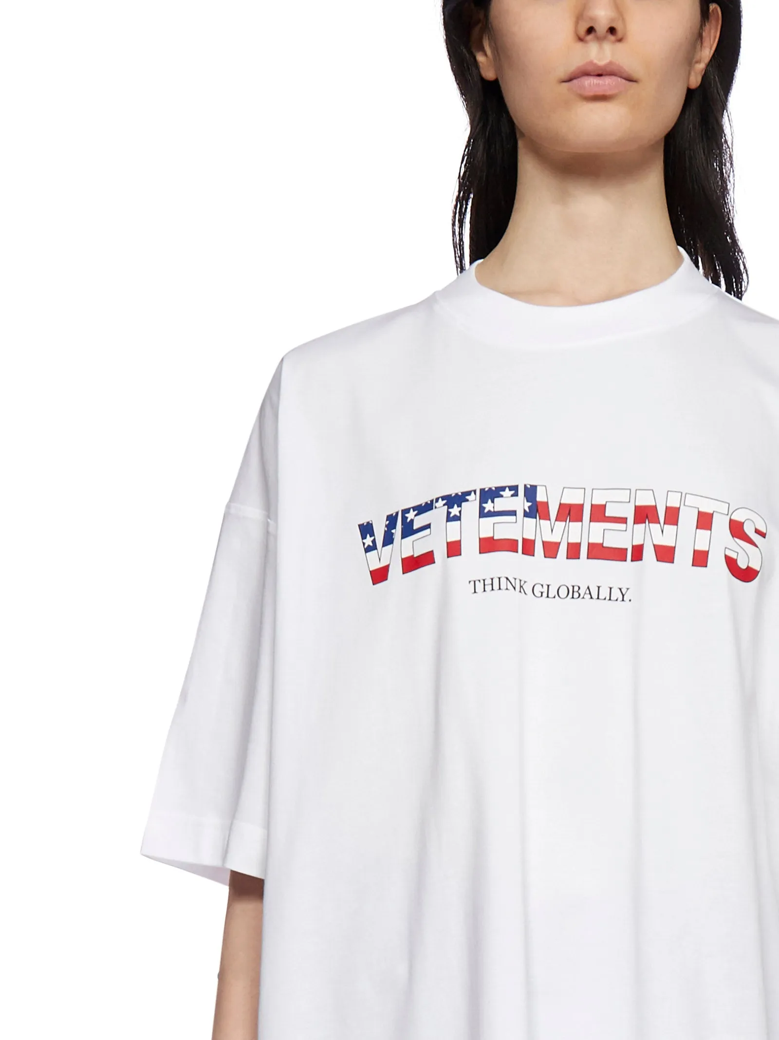 Vetements Logo Print Oversized T-Shirt