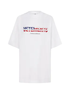 Vetements Logo Print Oversized T-Shirt