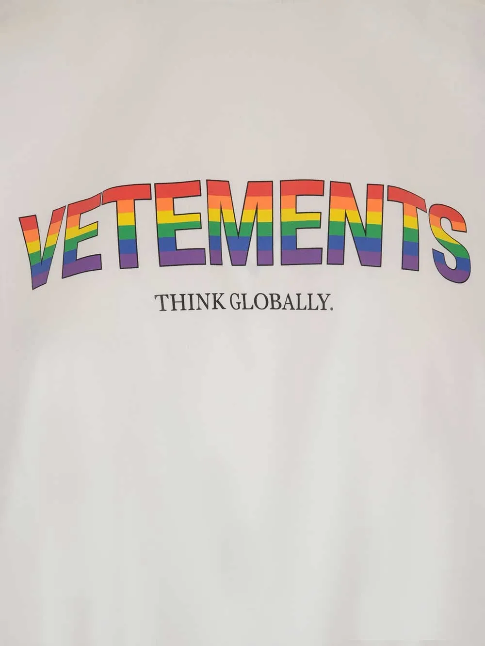 Vetements Logo Printed Crewneck T-Shirt