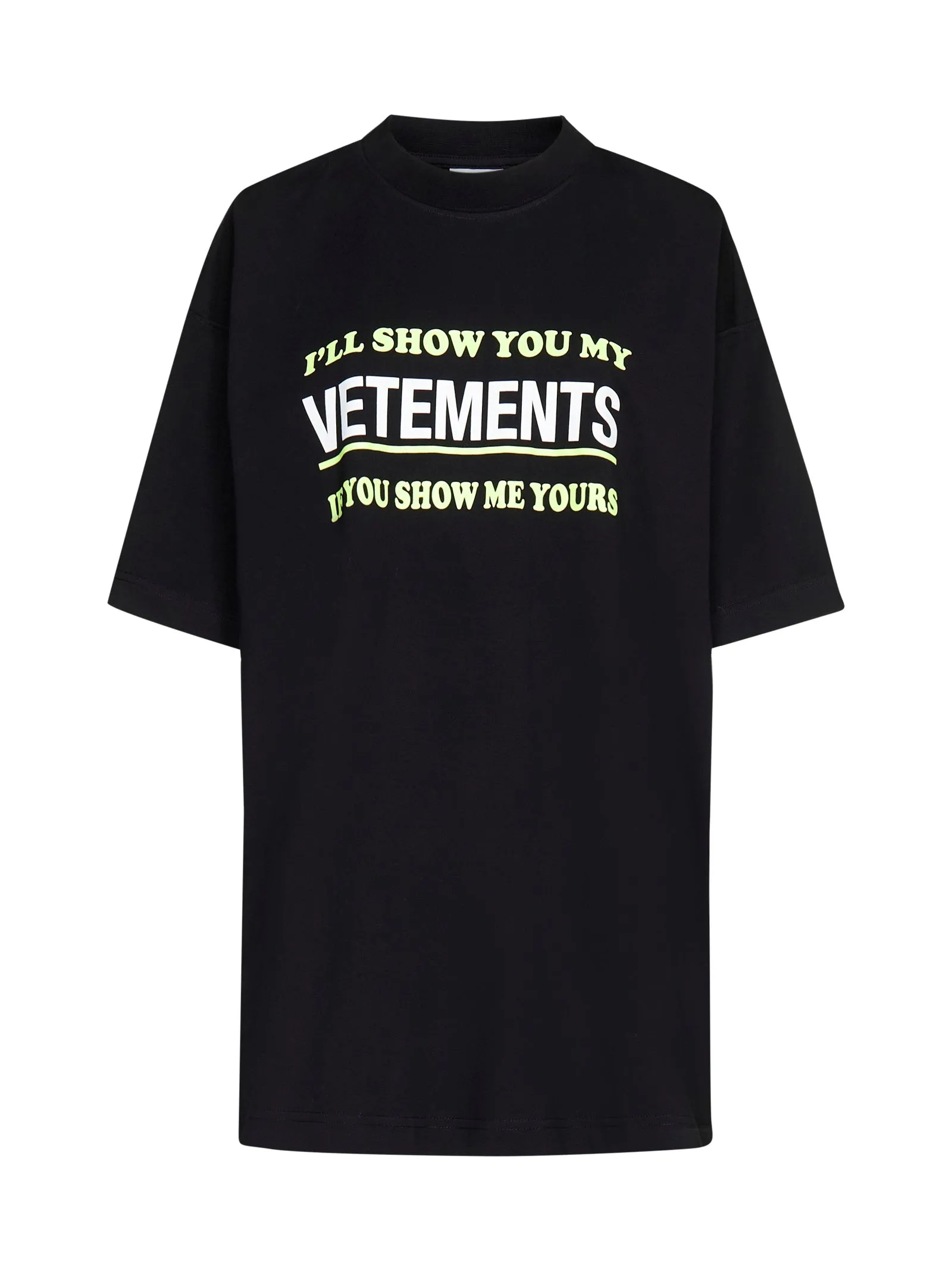 Vetements Logo Printed Crewneck T-Shirt