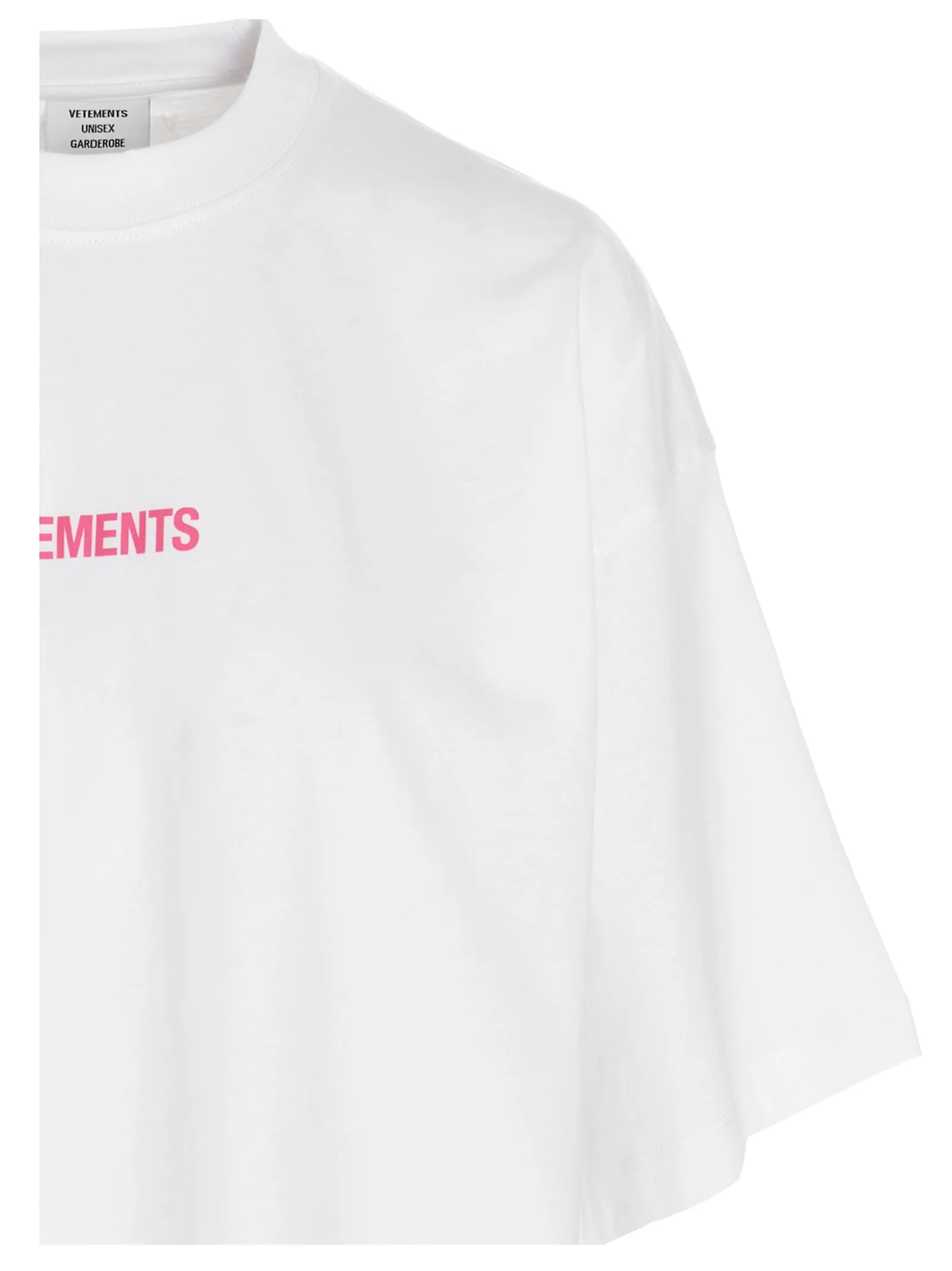 Vetements Logo Printed Crewneck T-Shirt