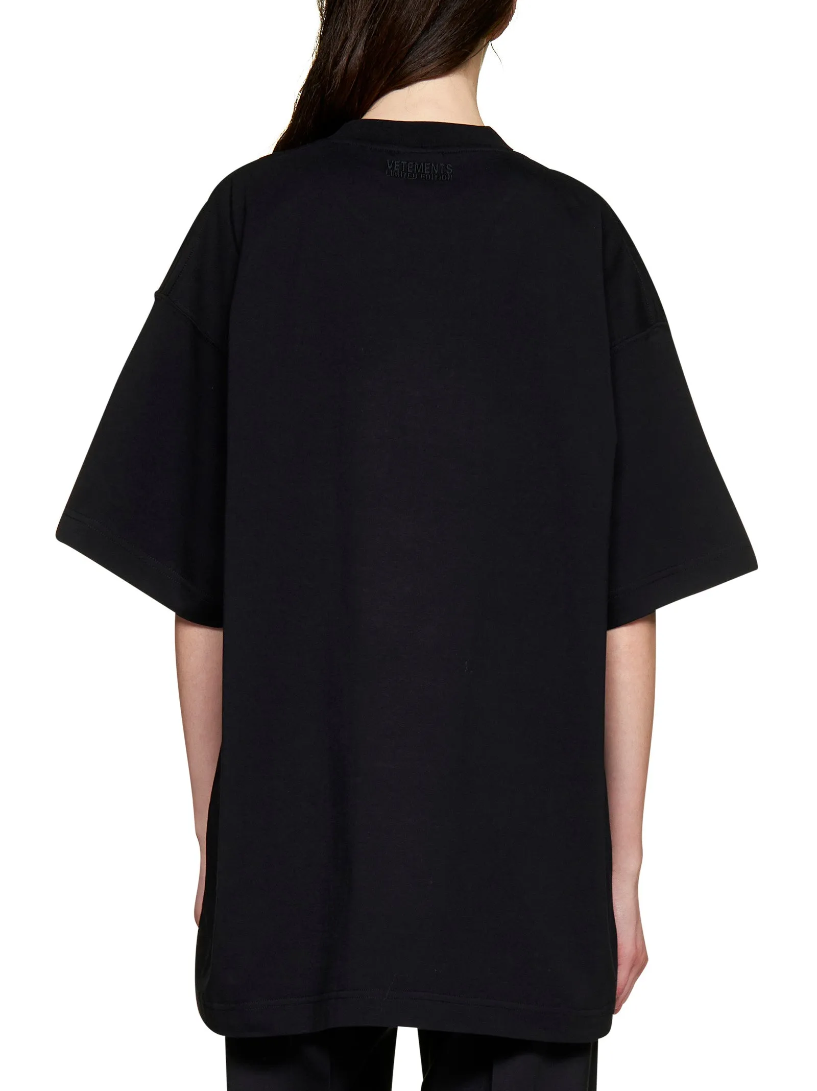 Vetements Logo Printed Crewneck T-Shirt