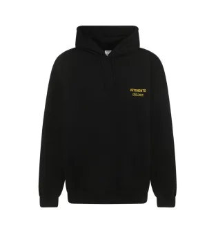 Vetements Logo Printed Drawstring Hoodie