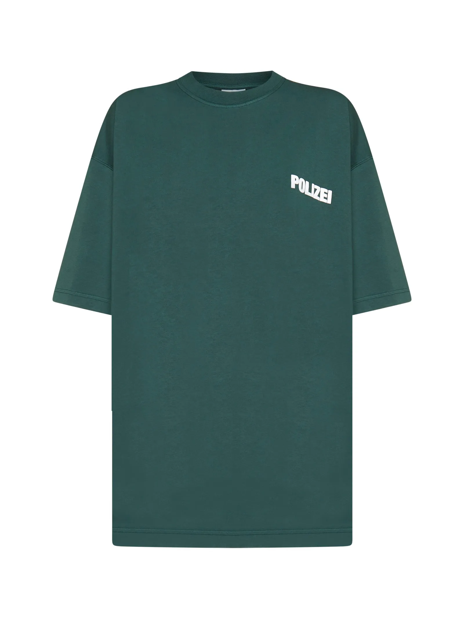 Vetements Slogan Printed Crewneck T-Shirt