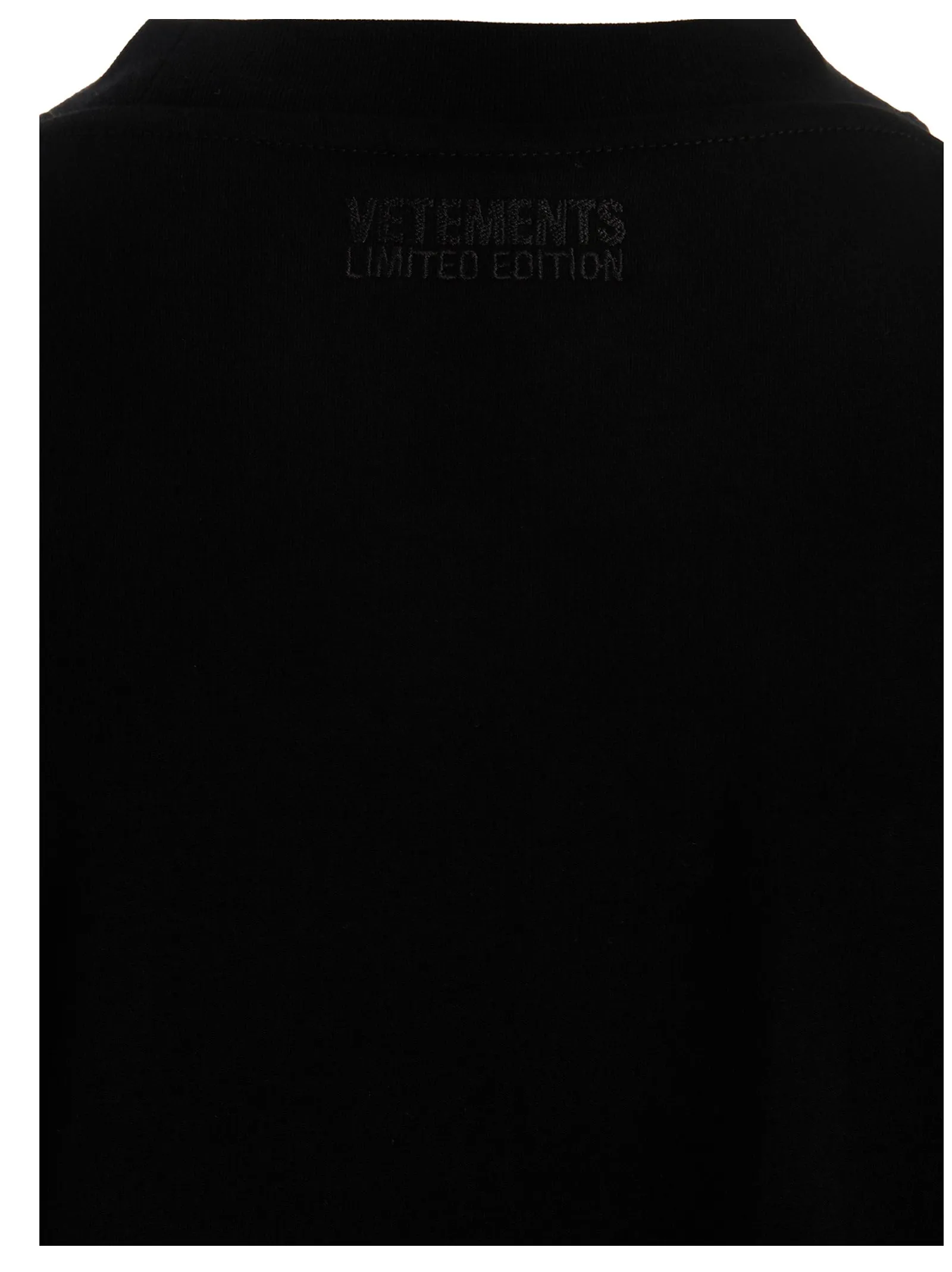 Vetements Slogan Printed Crewneck T-Shirt