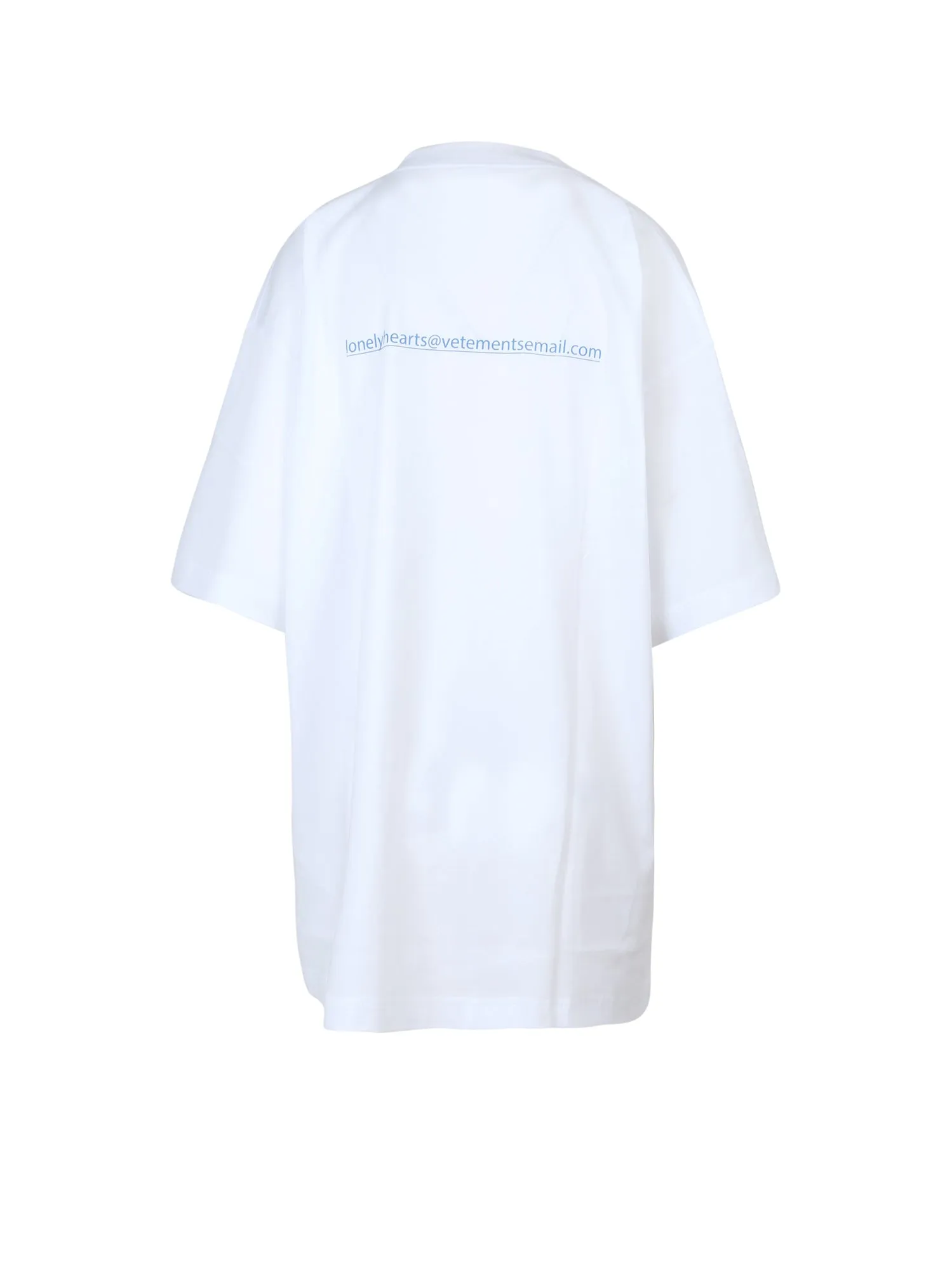 Vetements Slogan Printed Crewneck T-Shirt