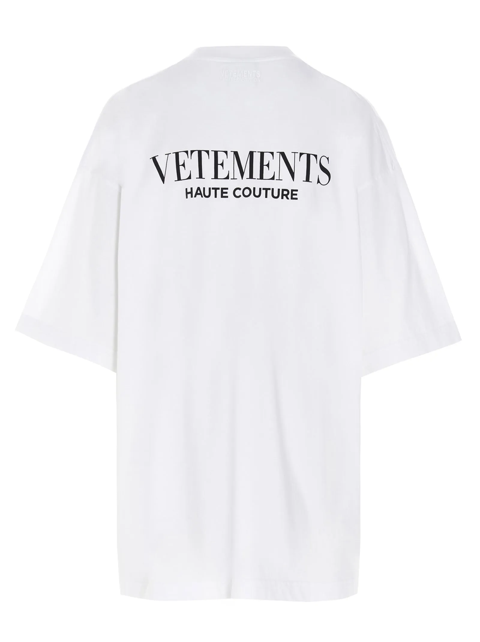 Vetements Slogan Printed Crewneck T-Shirt