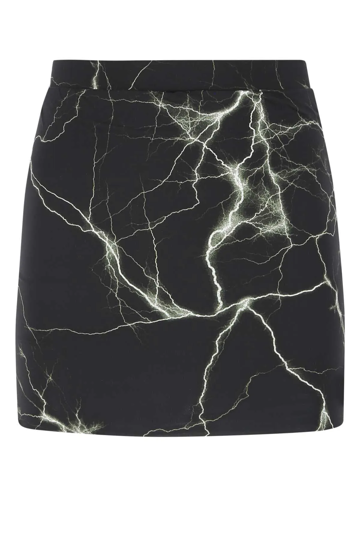 Vetements Thunder Printed Mini Skirt