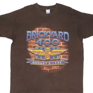 VINTAGE NASCAR INDIANAPOLIS BRICKYARD 400 1995 TEE SHIRT SIZE XL MADE IN USA