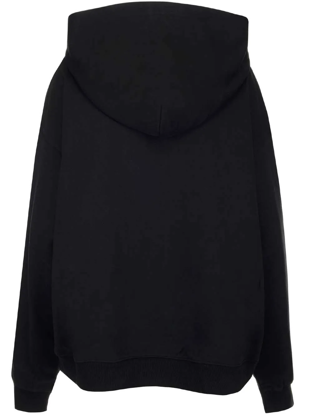 We11done Logo Printed Long-Sleeved Hoodie