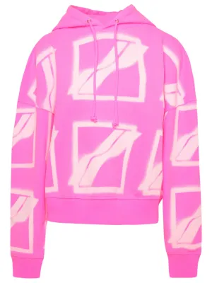 We11done Printed Drawstring Hoodie