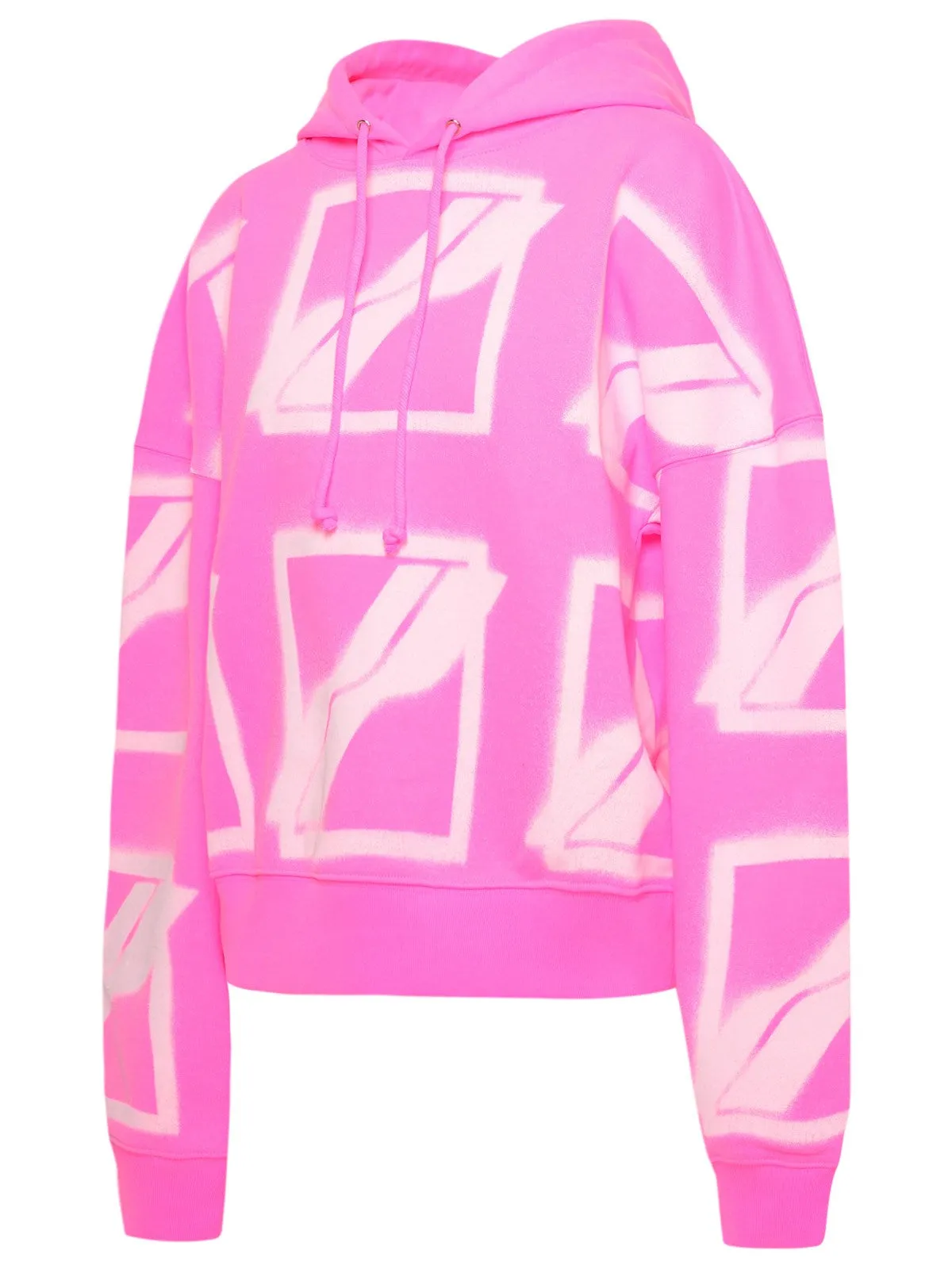 We11done Printed Drawstring Hoodie