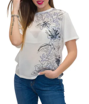 Weekend Max Mara Embroidered Crewneck T-Shirt