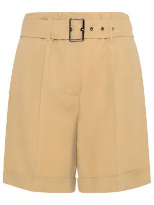 Woolrich Belted Cropped Shorts