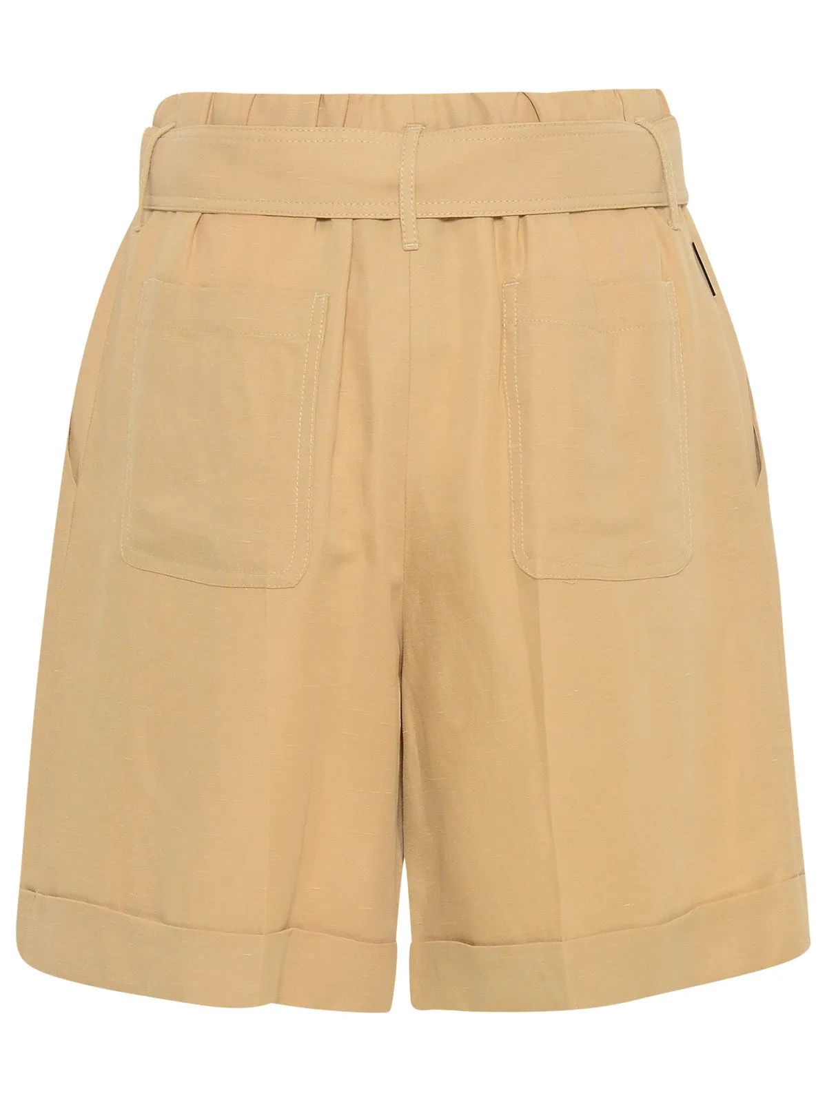 Woolrich Belted Cropped Shorts