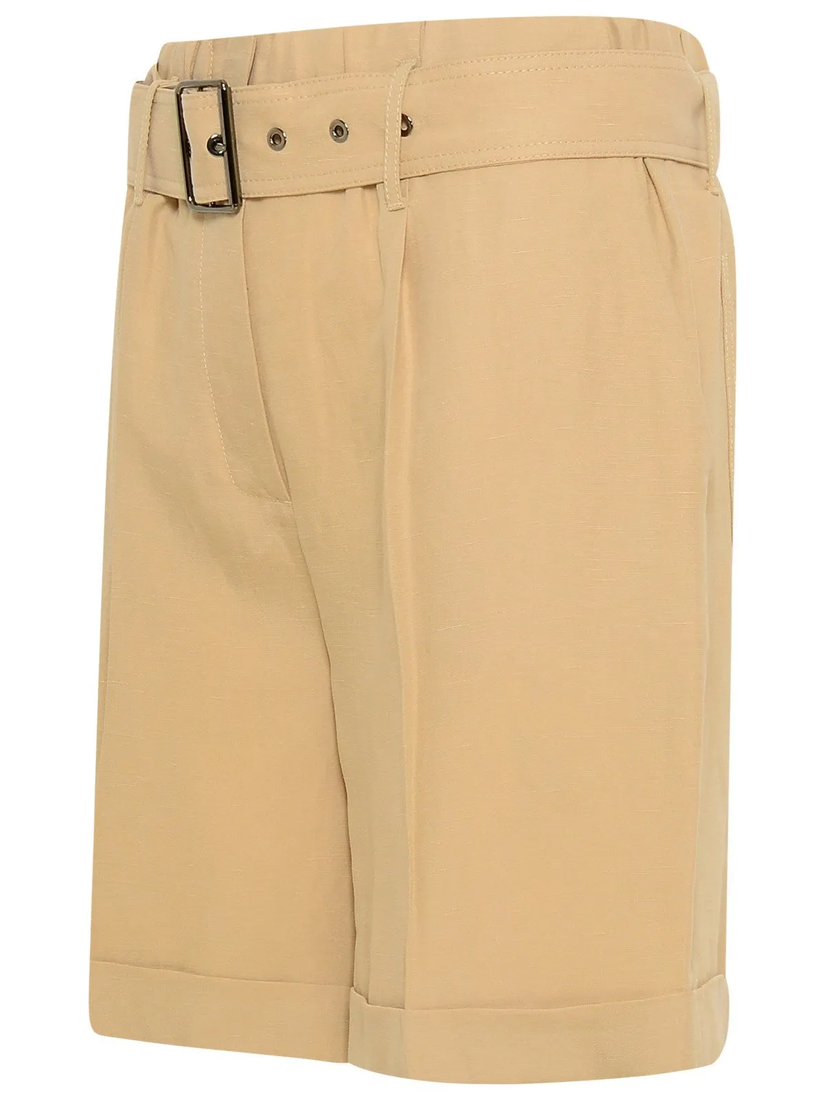 Woolrich Belted Cropped Shorts