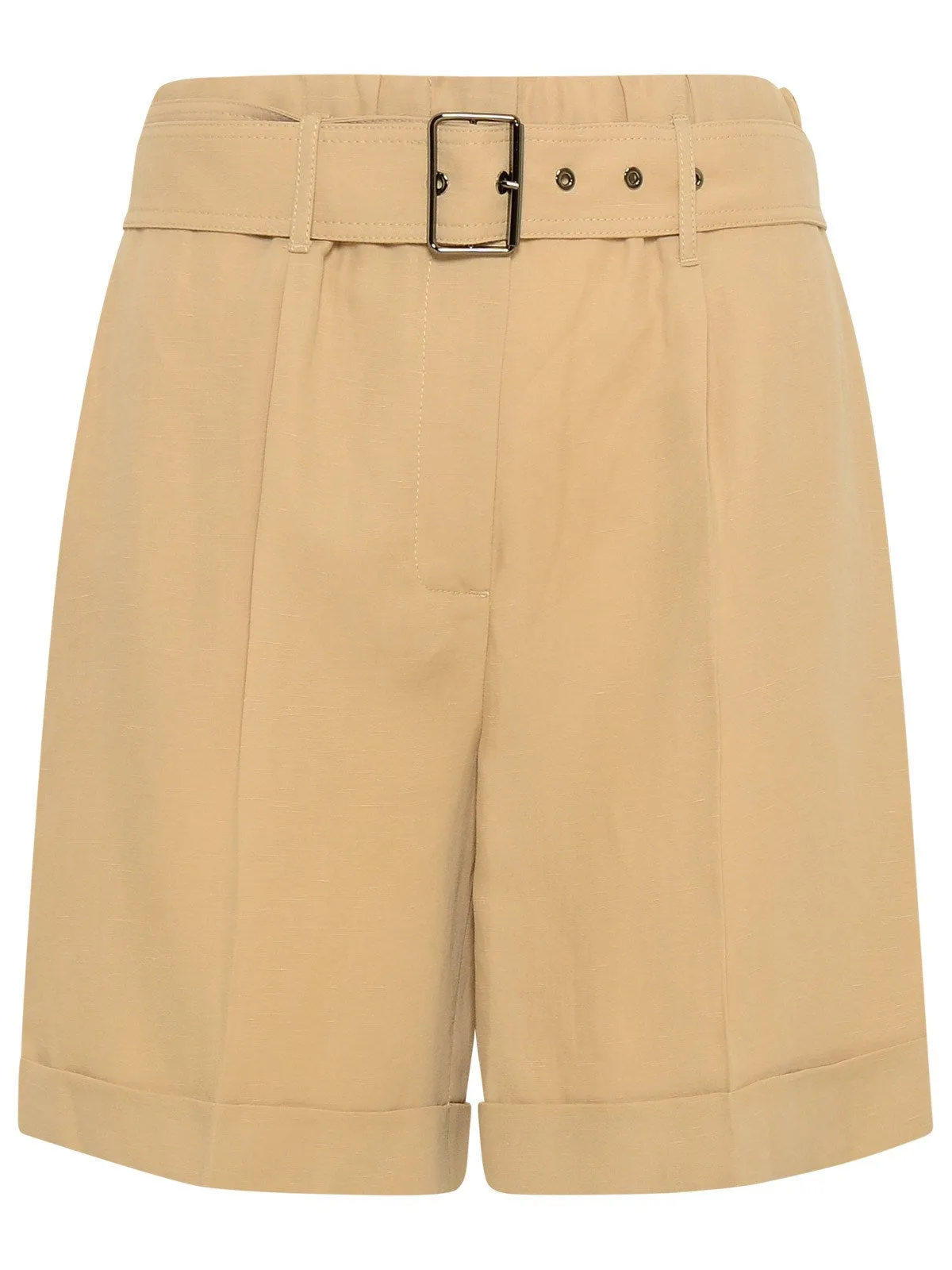Woolrich Belted Cropped Shorts