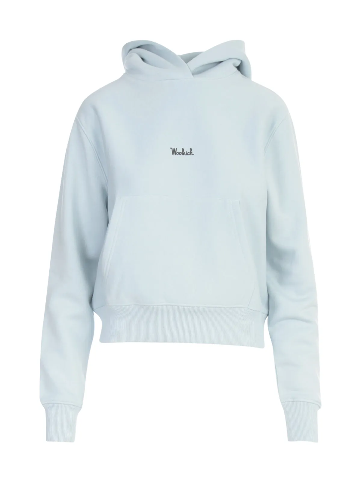 Woolrich Flocked Logo Hoodie