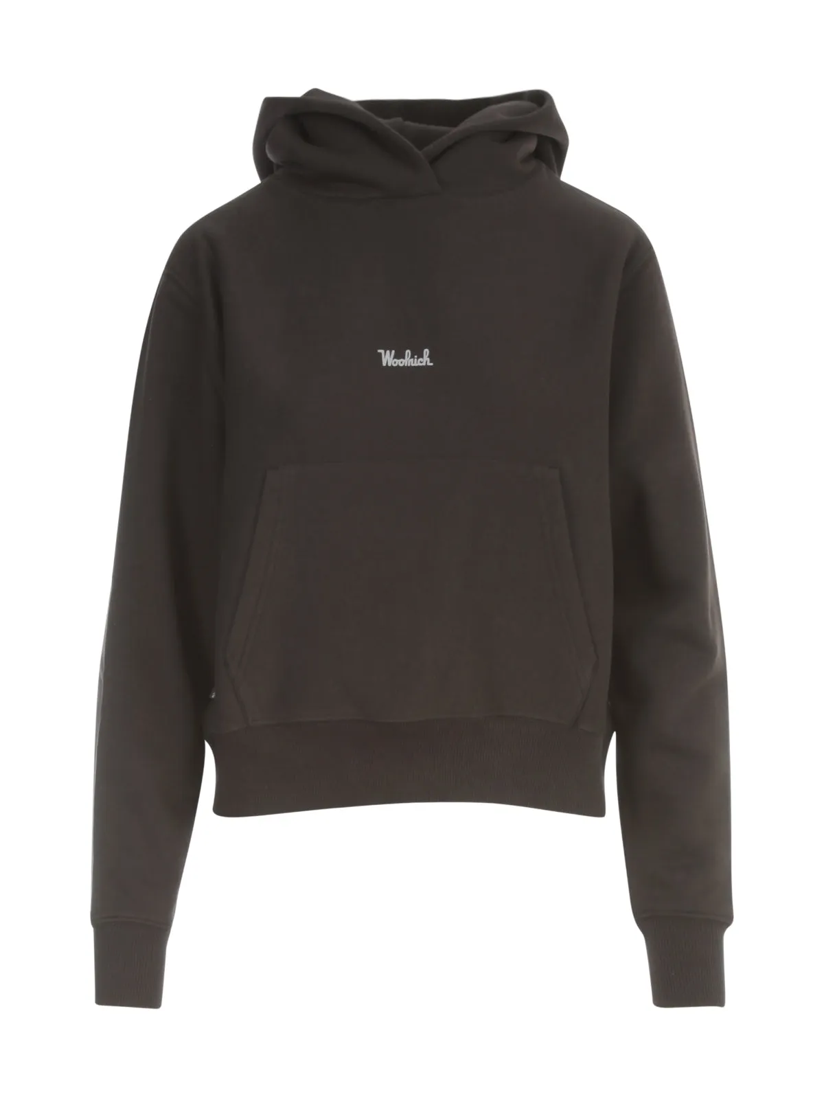 Woolrich Flocked Logo Hoodie