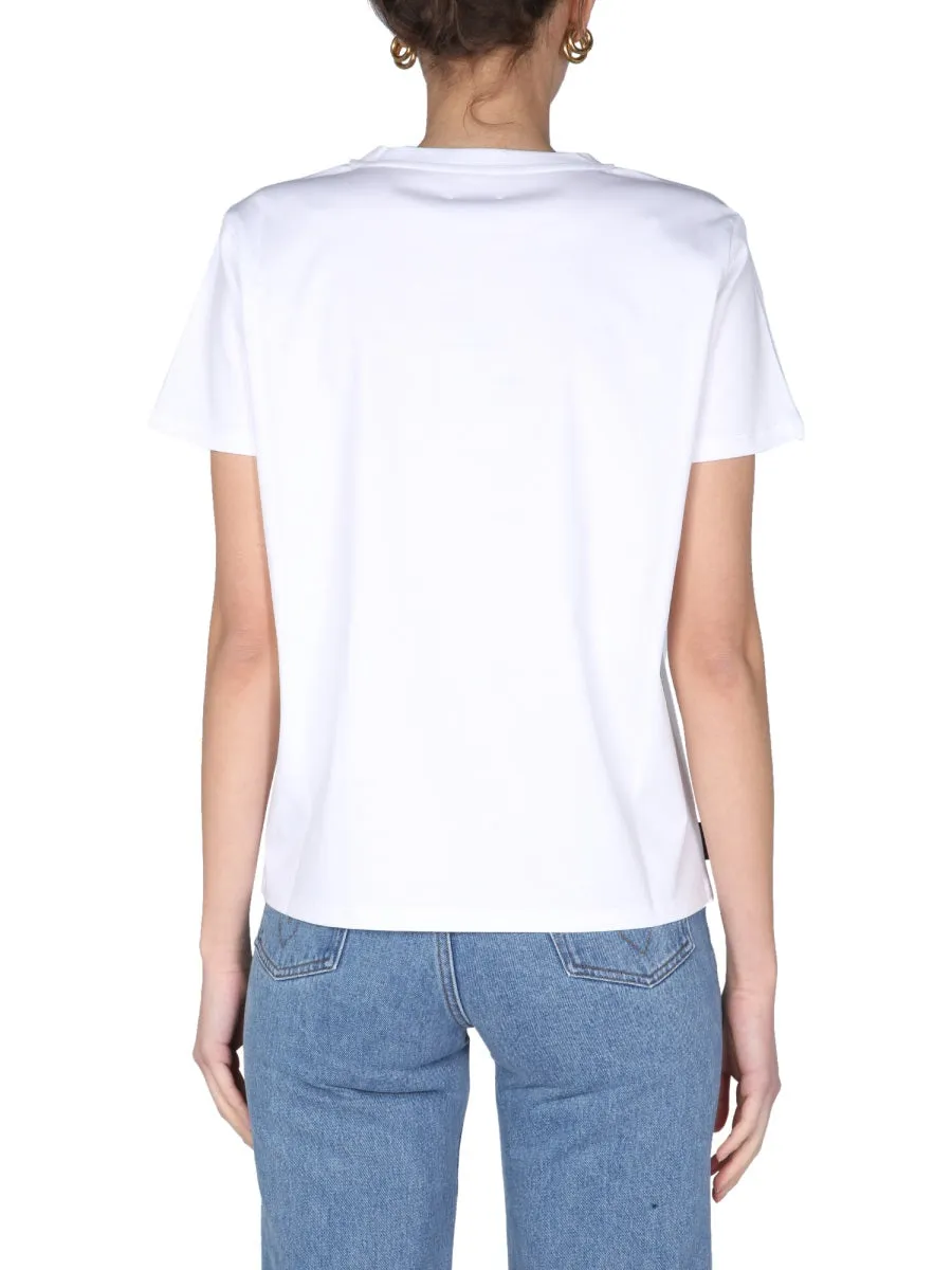 Woolrich Logo Debossed Crewneck T-Shirt