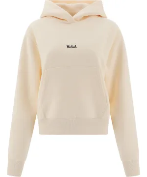 Woolrich Logo Embroidered Hoodie
