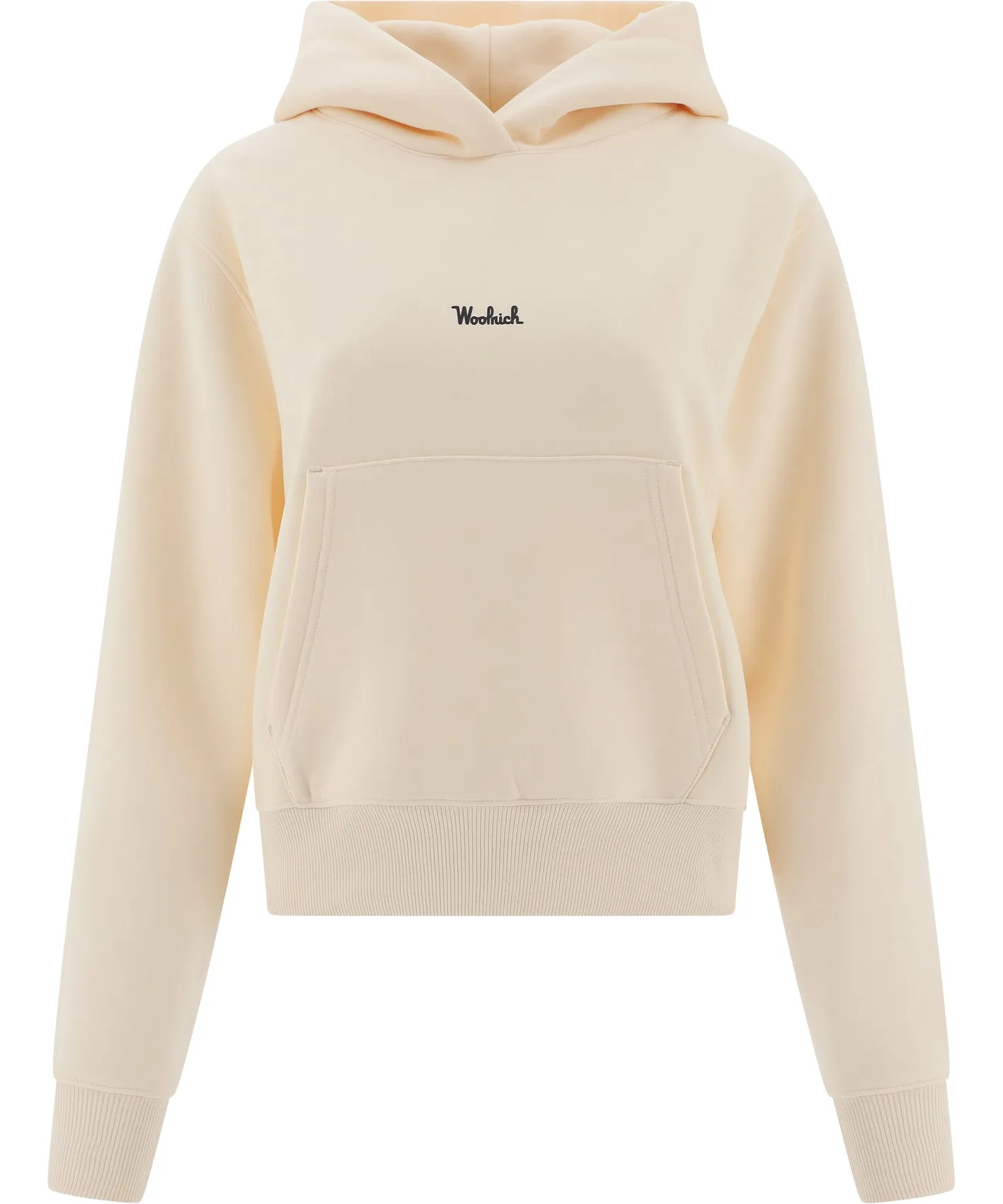 Woolrich Logo Embroidered Hoodie