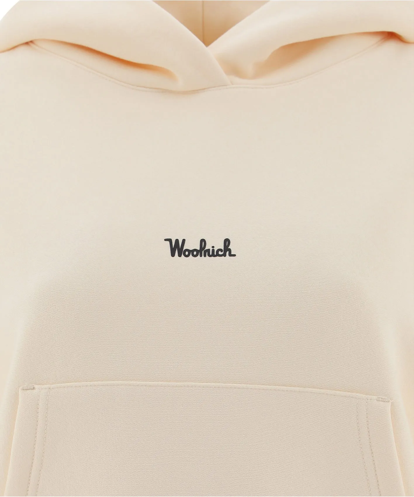 Woolrich Logo Embroidered Hoodie