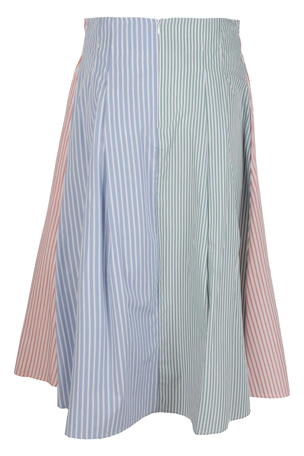 Woolrich Striped High-Waisted Skirt