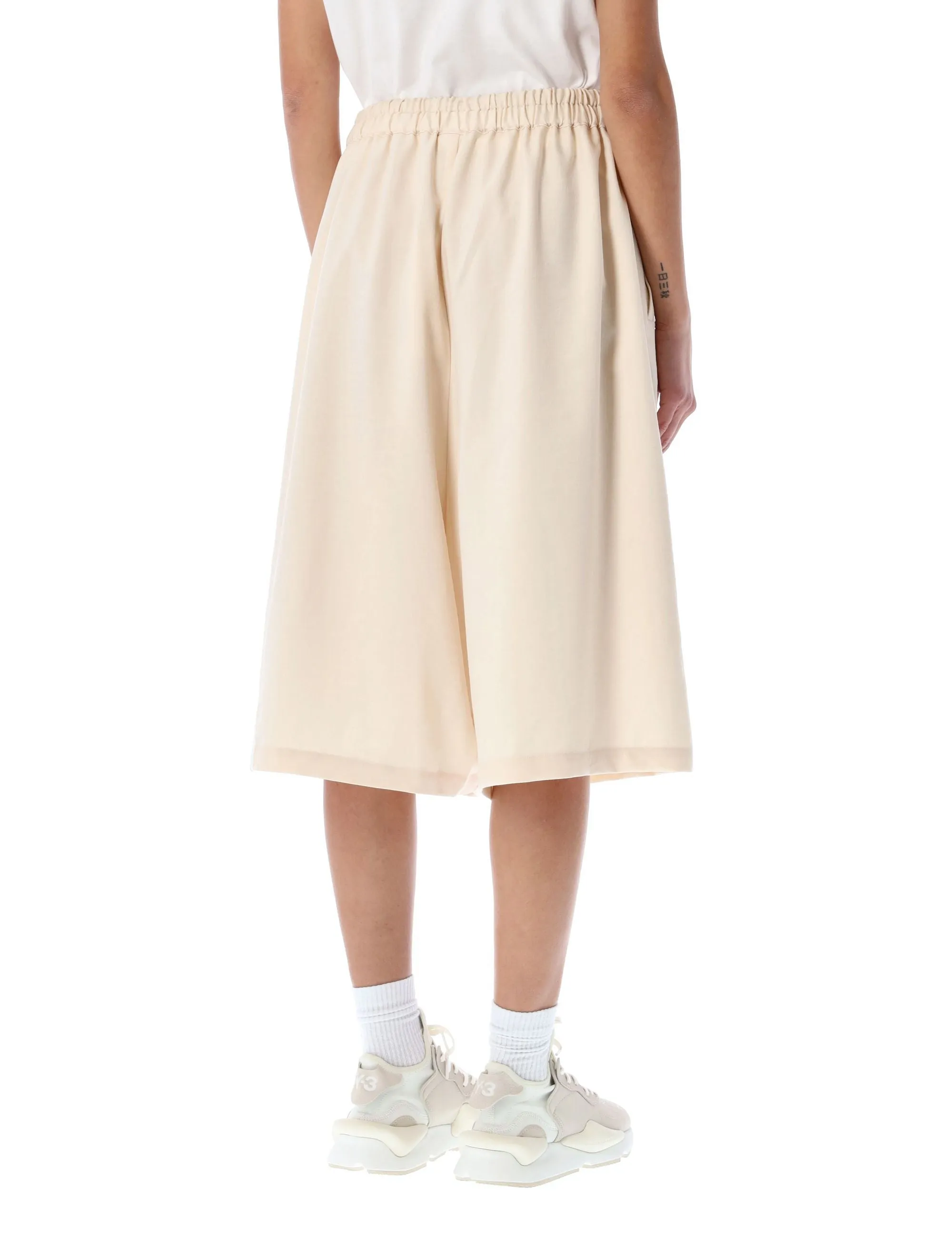 Y-3 High Waist Wide Leg Shorts
