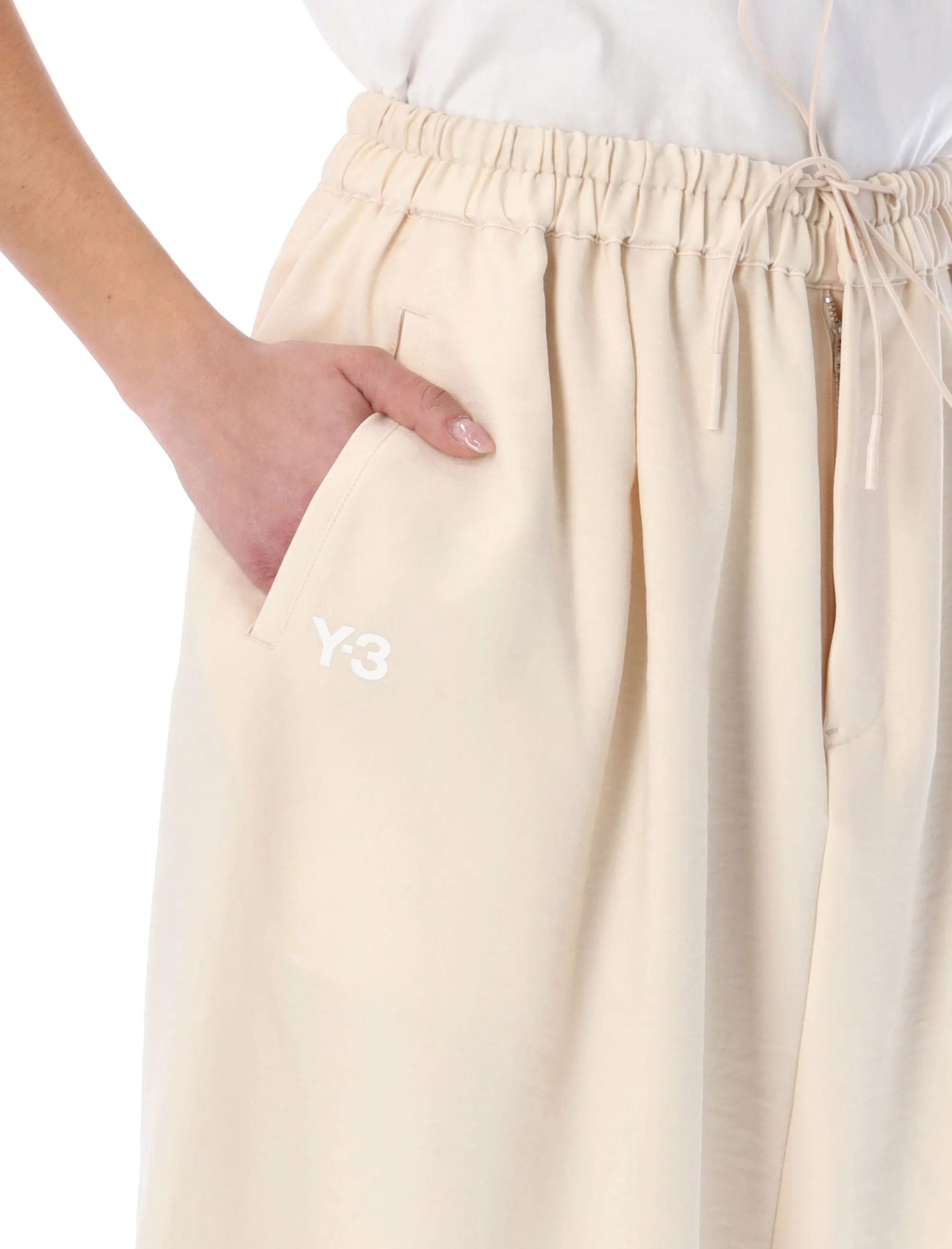 Y-3 High Waist Wide Leg Shorts