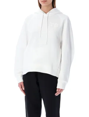 Y-3 Logo Printed Drawstring Hoodie