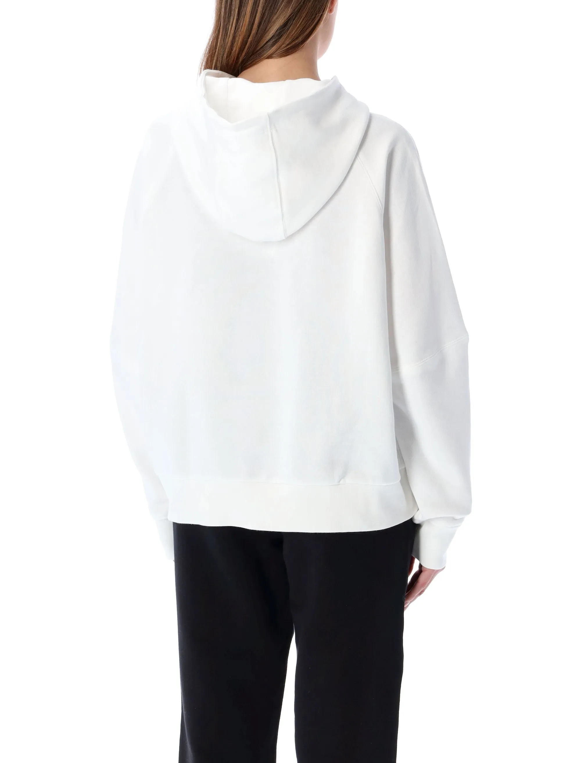Y-3 Logo Printed Drawstring Hoodie