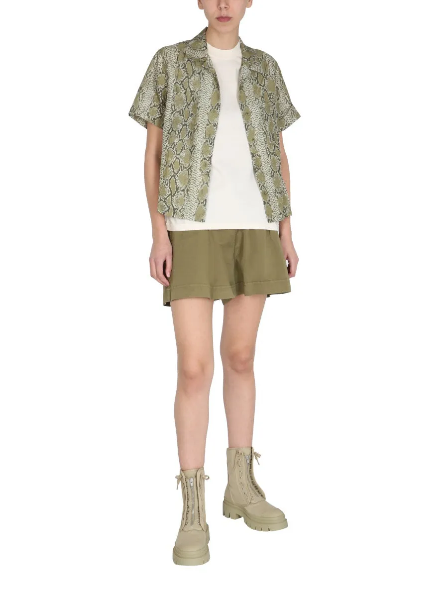 YMC Vegas Printed Short-Sleeved Shirt