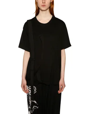 Yohji Yamamoto Uneven Crewneck T-Shirt