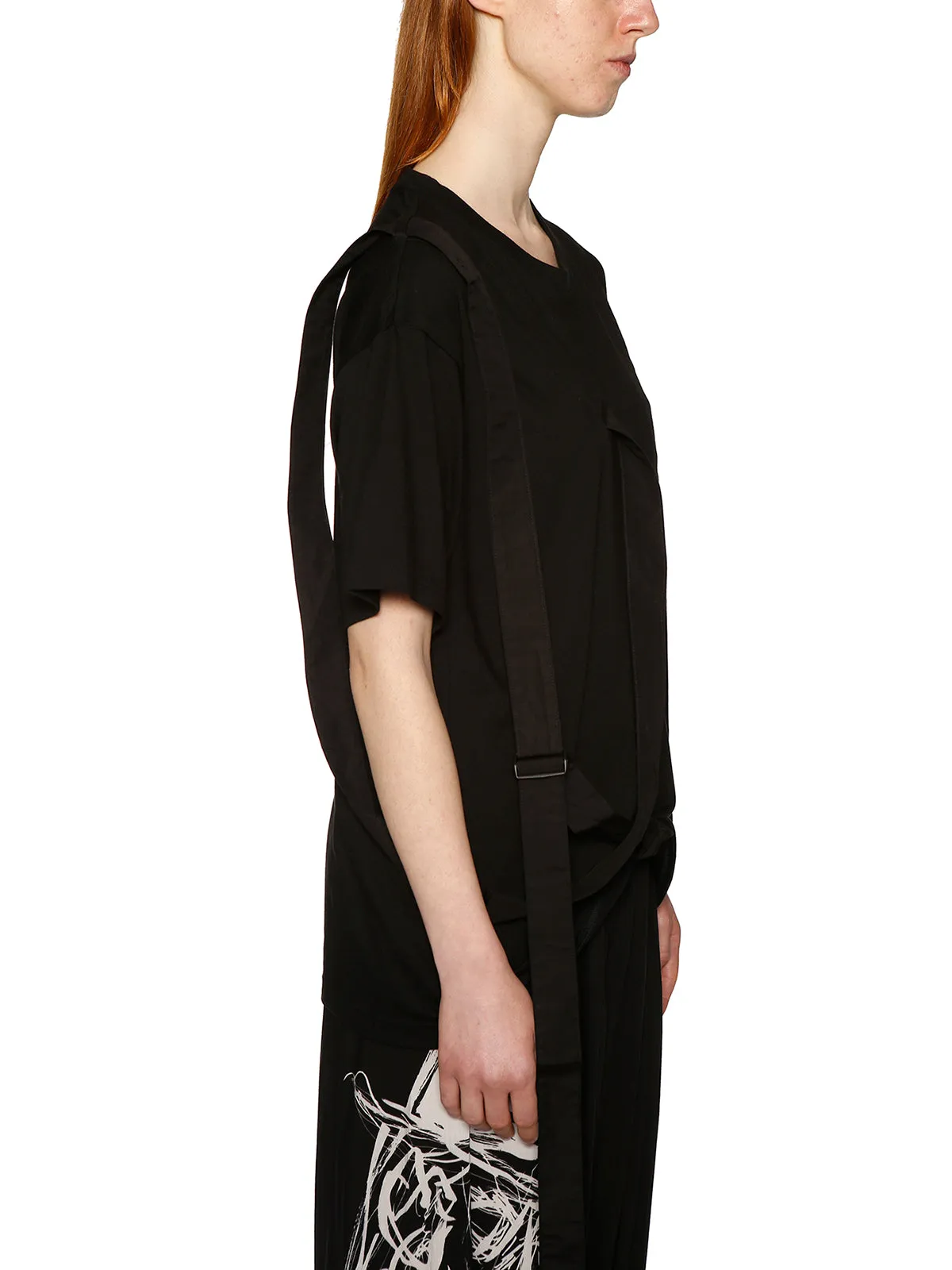 Yohji Yamamoto Uneven Crewneck T-Shirt