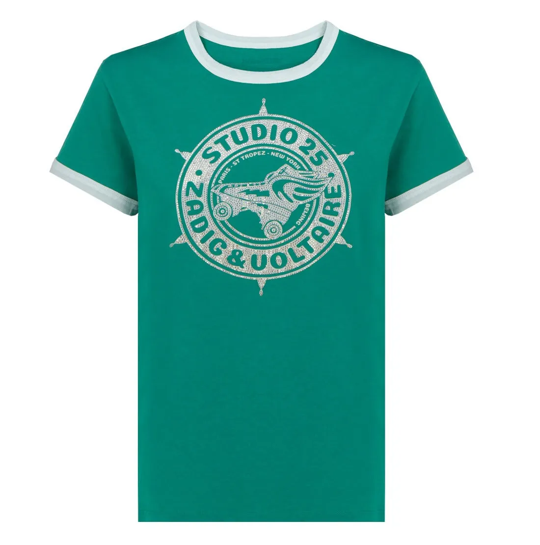 Zadig & Voltaire Embellished Crewneck T-Shirt