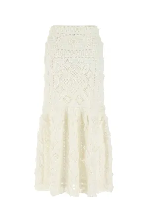 Zimmermann Candescent Crochet Skirt