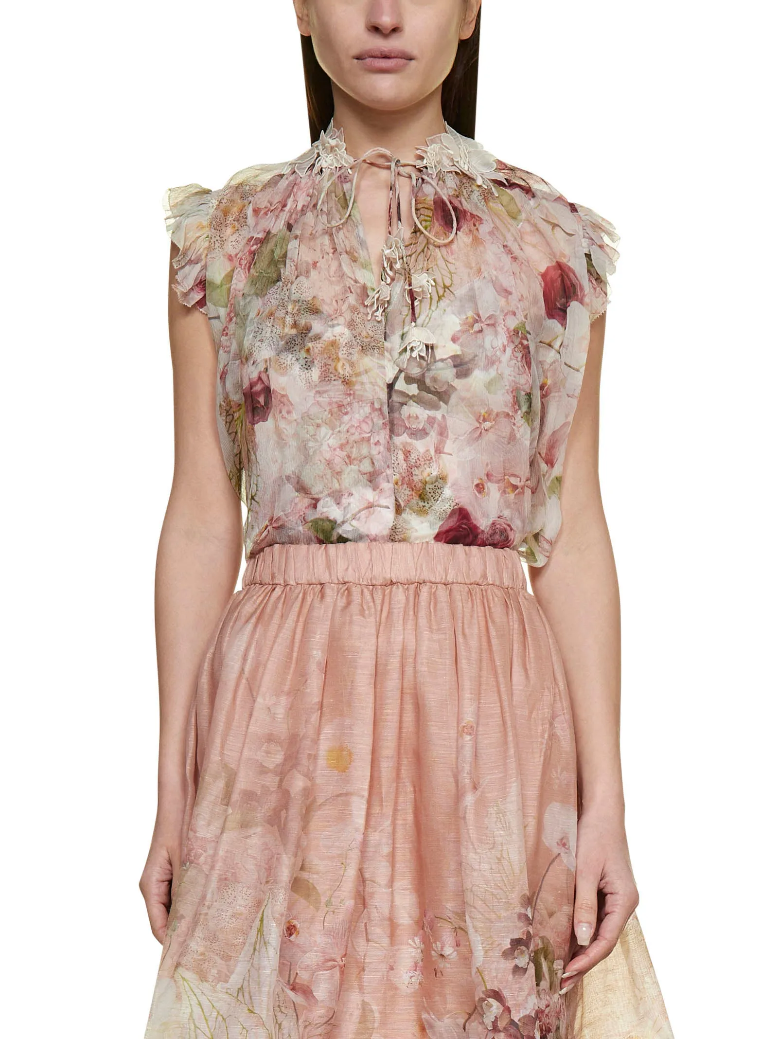 Zimmermann Dancer Flutter Tank Top