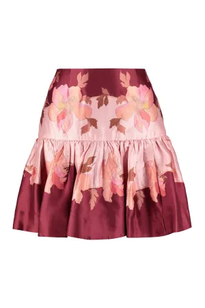 Zimmermann Floral Print Mini Skirt