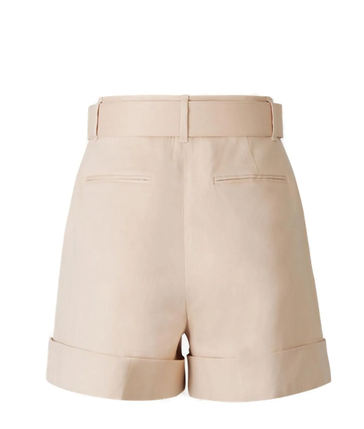 Zimmermann Pleated Detail Belted Shorts