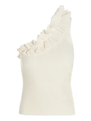 Zimmermann Postcard Asymmetric Tank Top