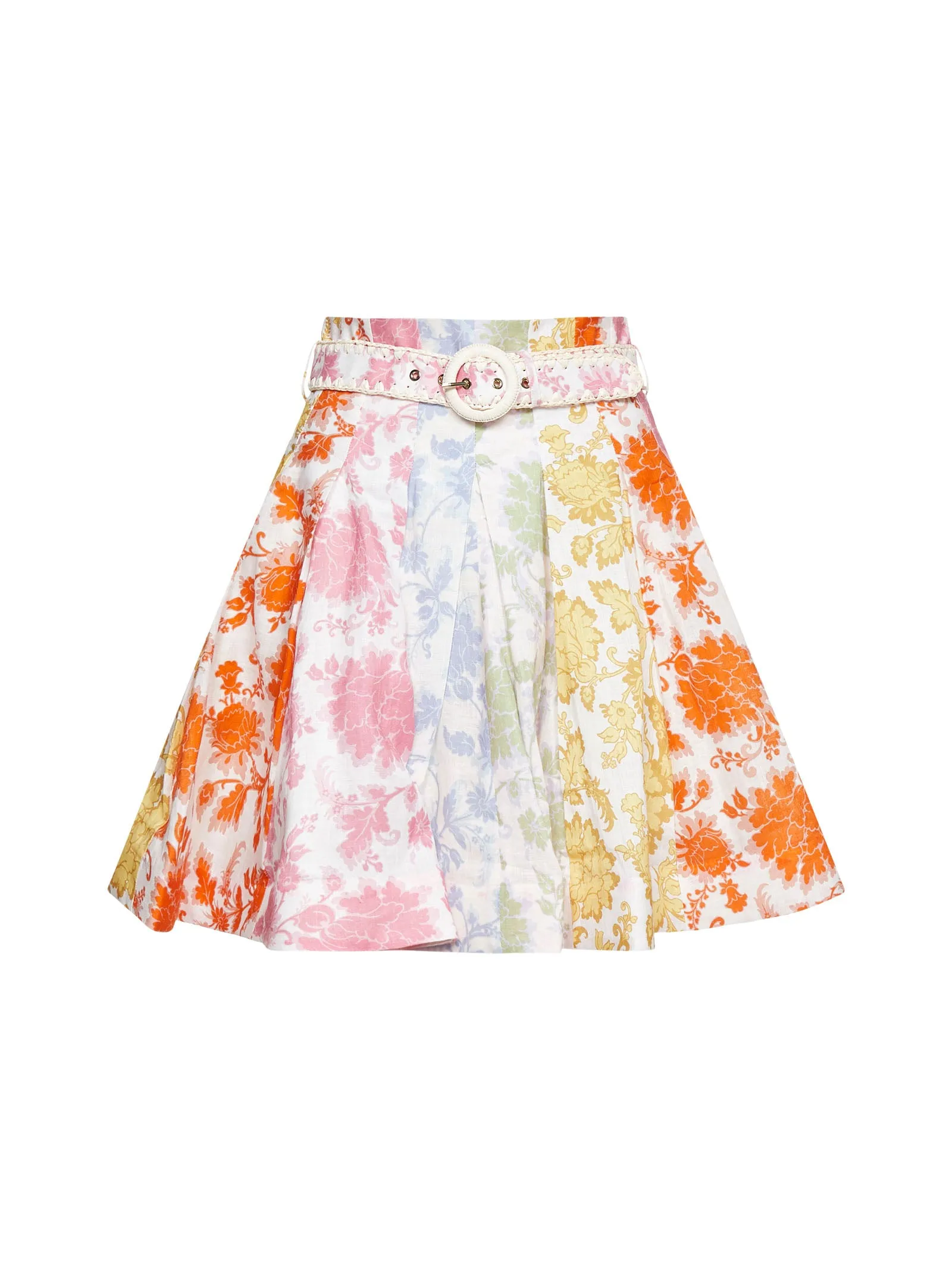 Zimmermann Postcard Flip Mini Skirt
