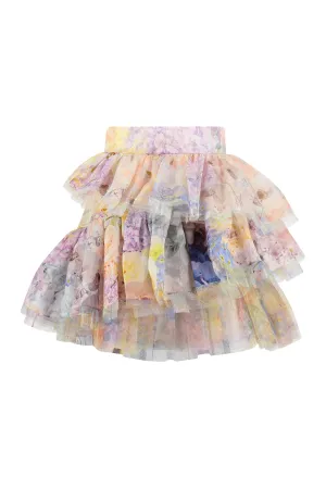 Zimmermann Rhytmic Ruffles Tiered Mini Skirt