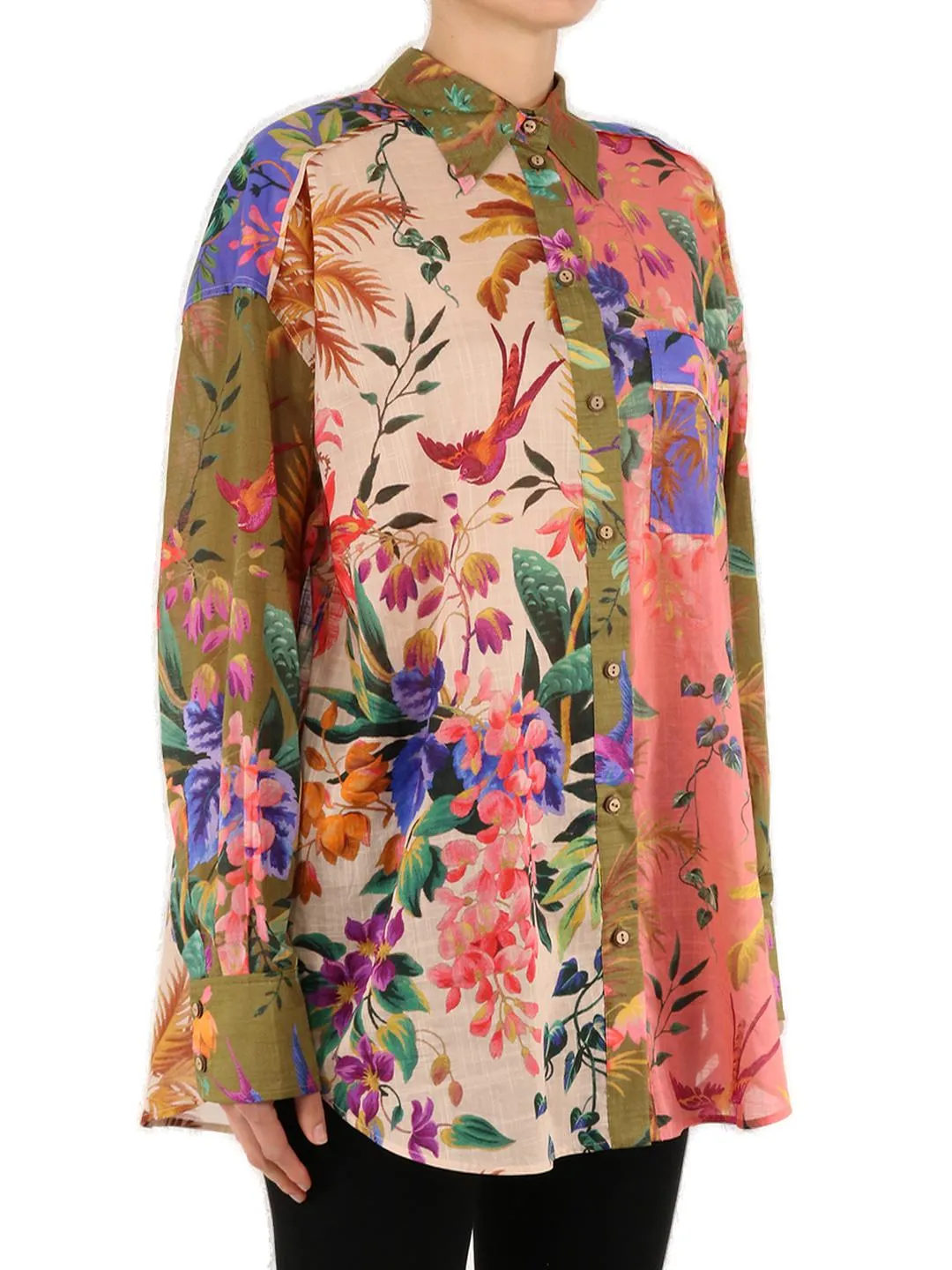 Zimmermann Tropicana Printed Long-Sleeved Shirt