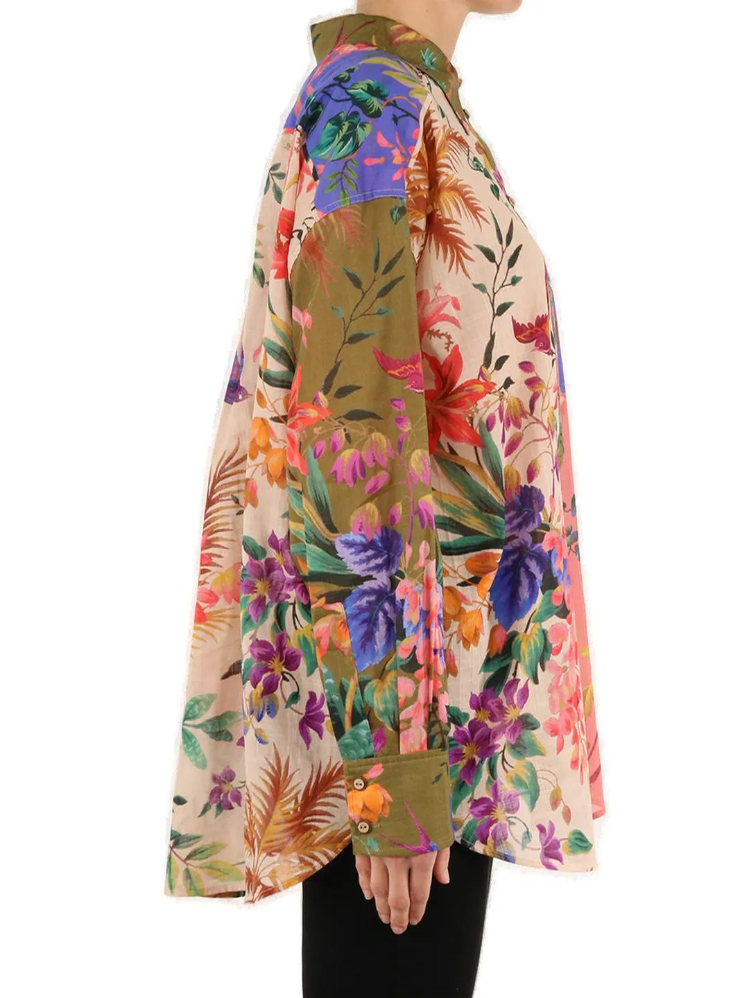 Zimmermann Tropicana Printed Long-Sleeved Shirt